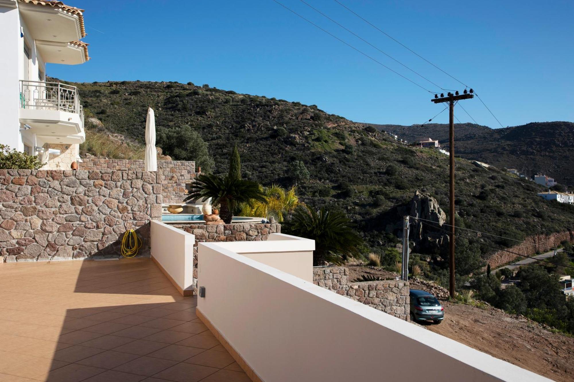 Aegina Sea View Villa Eginitissa Dış mekan fotoğraf